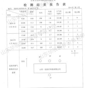 檢測報告表