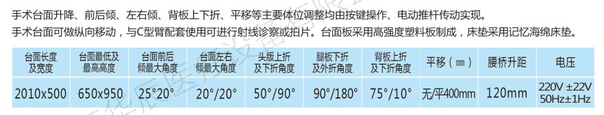 M500電動手術(shù)臺（方型座）